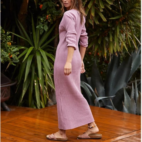 Free People Dresses & Skirts - Free People Walk About Maxi Dress Lilac!